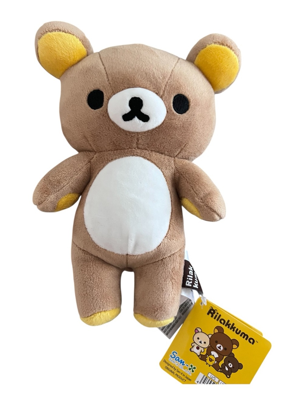 Rilakkuma Zipper Plush San-X 8” Stuffed Animal